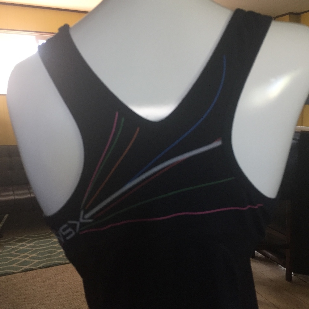 Victoria Secret Sport Top Black Size Med Racerback - Picture 7 of 8